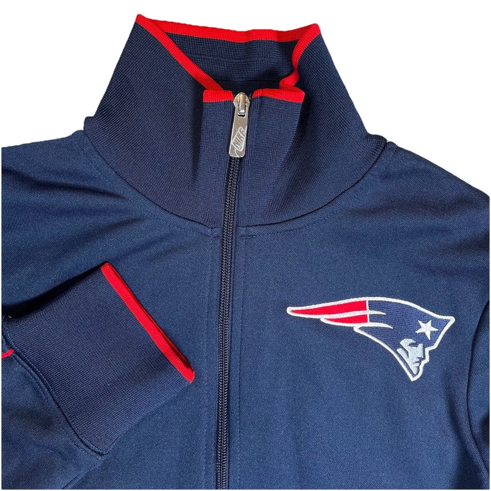 Nike New England Patriots Full Zip Jacket Men's S Dri Fit On Field NFL Football